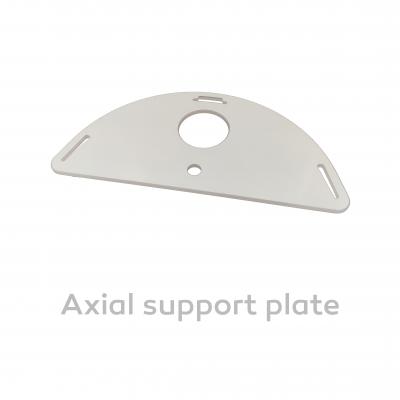 Dentist protective visor - Aeroshield -axial support plate