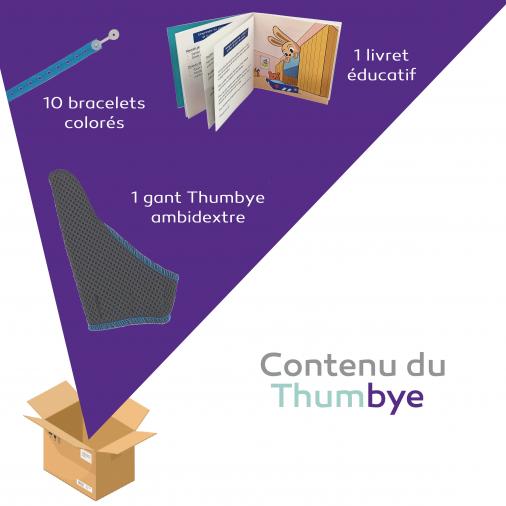 Gant anti-pouce - Thumbye - contenu