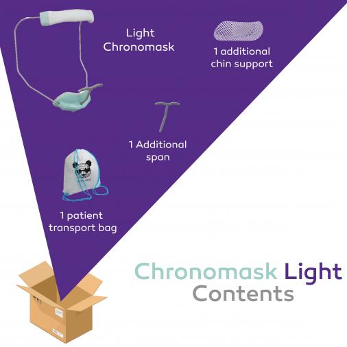 Orthopedic face mask - Light chronomask Contents
