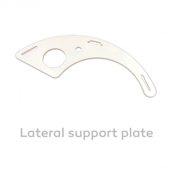 Dentist protective visor - Aeroshield - lateral support plate