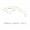 Dentist protective visor - Aeroshield - lateral support plate