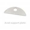 Dentist protective visor - Aeroshield -axial support plate